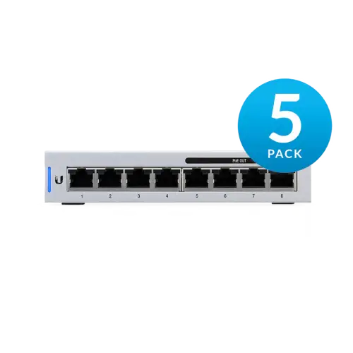 UBIQUITI Коммутатор Unifi Switch 8 60W (5-pack)
